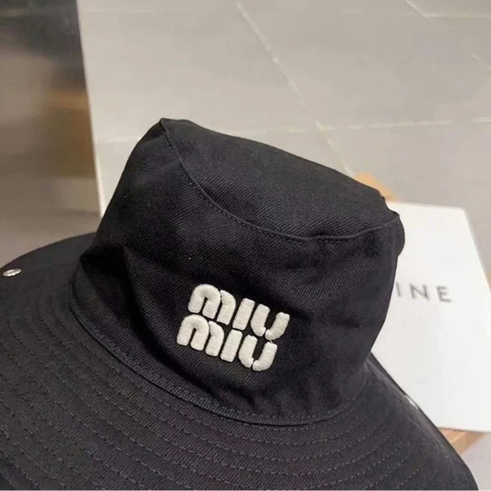 Miu Miu Black Bucket Hat - Picture 2 of 7